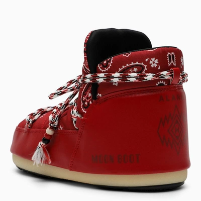 Shop Alanui Padded Boot In Red