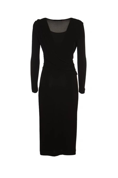 Shop Alberta Ferretti Dresses Black