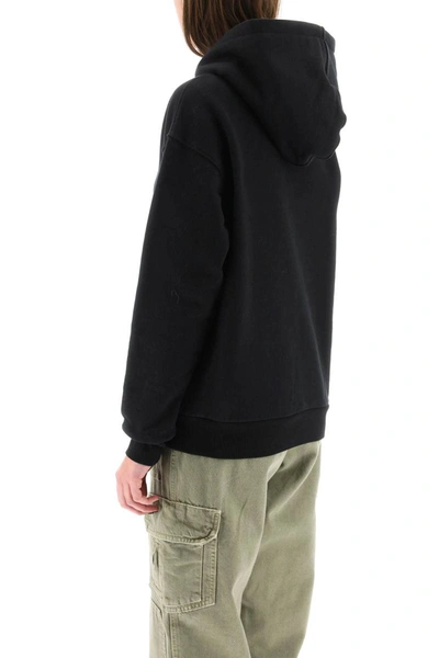 Shop Alessandra Rich 'rich &amp; Wild' Hoodie In Black