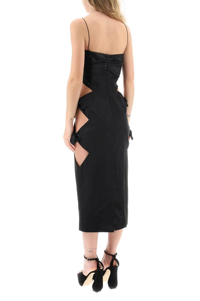 Shop Alessandra Rich Cut-out Dress In Black