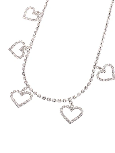 Shop Alessandra Rich Necklace In Silver