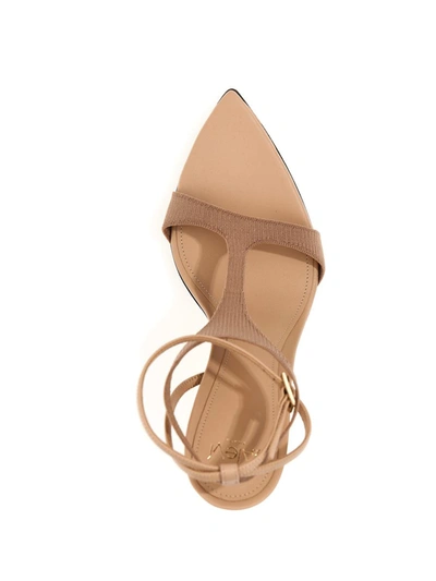 Shop Alevì 'jackie' Sandals In Beige