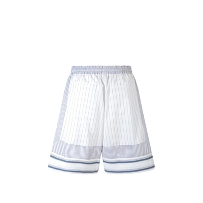 Shop Alexander Mcqueen Bermuda Shorts In White