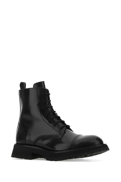 Shop Alexander Mcqueen Boots In Black