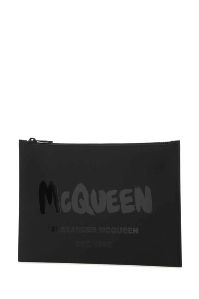 Shop Alexander Mcqueen Clutch In Black