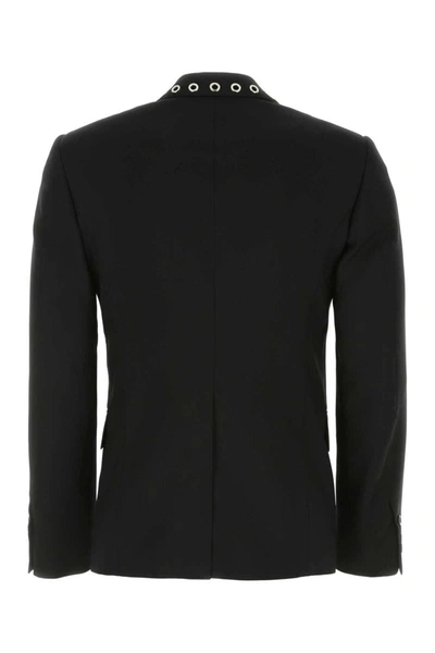 Shop Alexander Mcqueen Jackets And Vests In Black