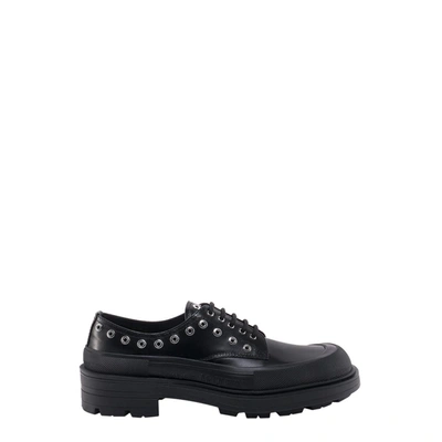 Shop Alexander Mcqueen Lace-up Shoe In Black