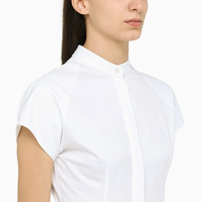 Shop Alexander Mcqueen Midi Dress In White