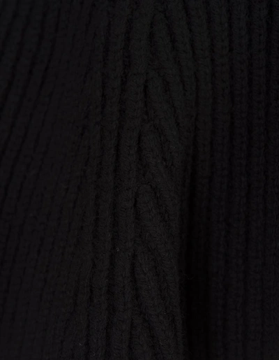 Shop Alexander Mcqueen Peplum Cardigan With Jewelled Buttons In Black