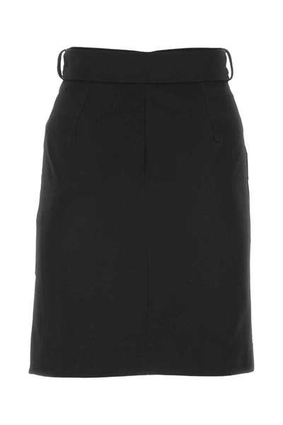 Shop Alexander Mcqueen Skirts In Black