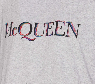 Shop Alexander Mcqueen T-shirts And Polos In Grey