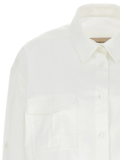 Alexandre Vauthier White Pocket Shirt In White