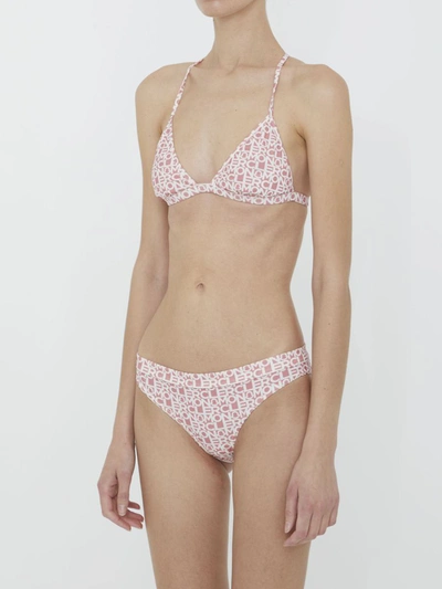 Shop Moncler Alose Bikini In Pink