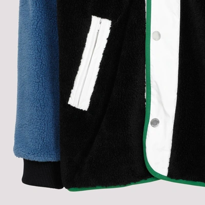 Shop Ambush Fleece Liner Varsity Jacket In Black