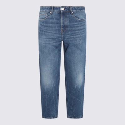 Shop Ami Alexandre Mattiussi Used Blue Denim Jeans