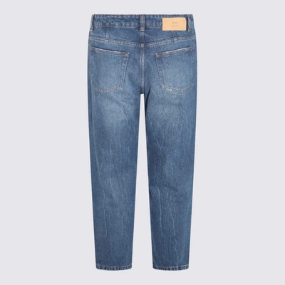 Shop Ami Alexandre Mattiussi Used Blue Denim Jeans