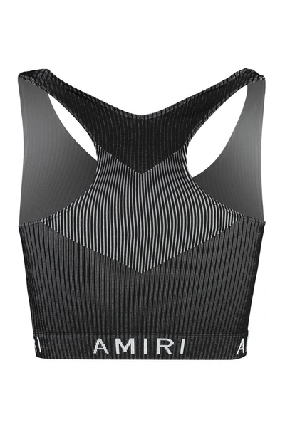 Shop Amiri Technical Fabric Top In Black