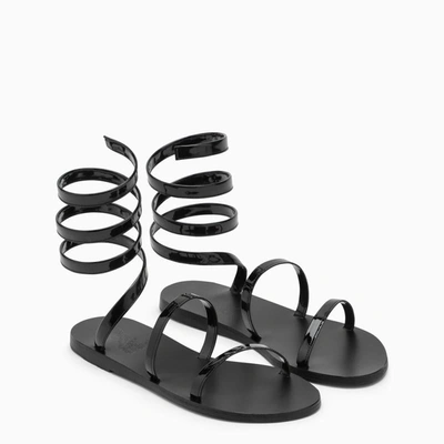 Shop Ancient Greek Sandals Ofis Low Sandals In Black