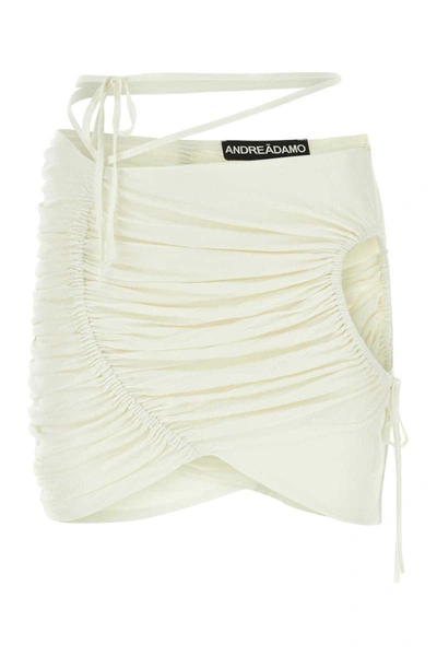 Shop Andrea Adamo Skirts In White