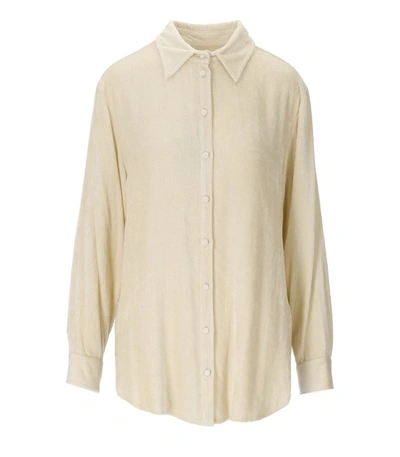 Shop Aniye By Veronique Cream Oversize Shirt In White