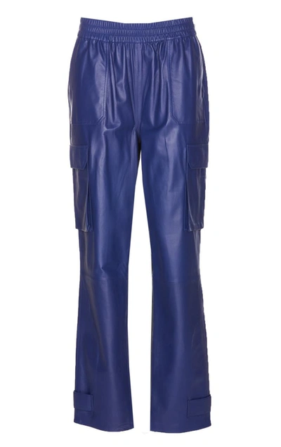 Shop Arma Trousers In Blue