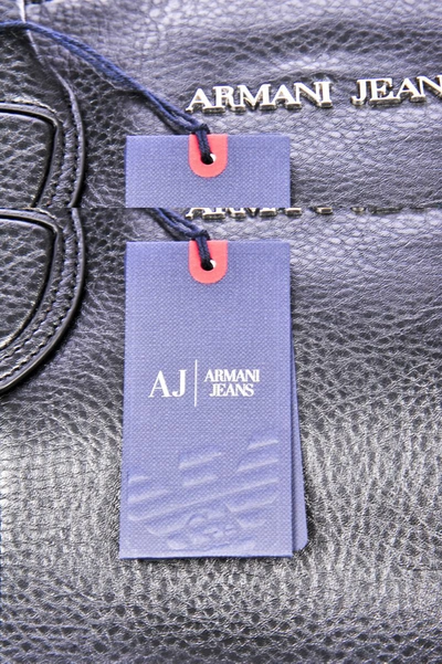 Shop Armani Jeans Aj Bag In Black