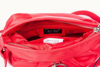 Shop Armani Jeans Aj Bag In Red