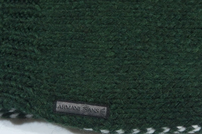 Shop Armani Jeans Aj Scarf Scarves Foulard In Green