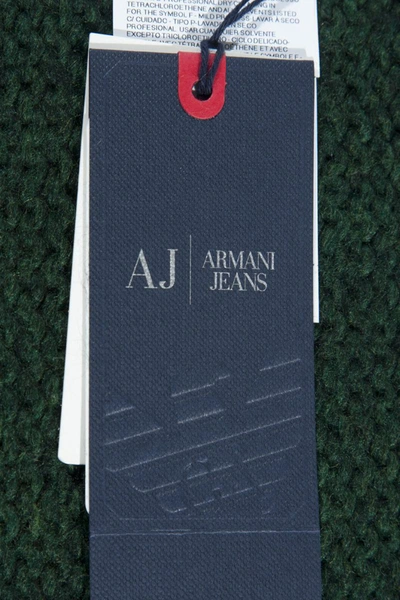 Shop Armani Jeans Aj Scarf Scarves Foulard In Green