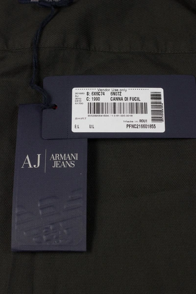 Shop Armani Jeans Aj Shirt In Grey