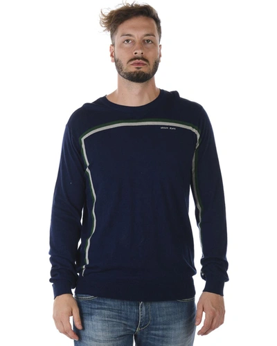 Shop Armani Jeans Aj Armani Jeans Sweater In Blue