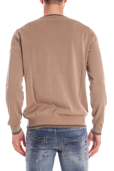 Shop Armani Jeans Aj Armani Jeans Sweater In Beige