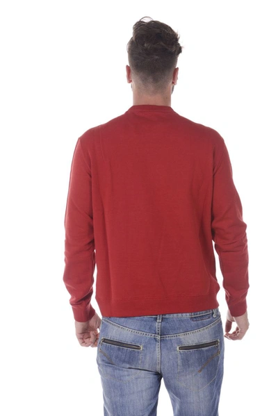 Shop Armani Jeans Aj Armani Jeans Sweatshirt Hoodie In Red
