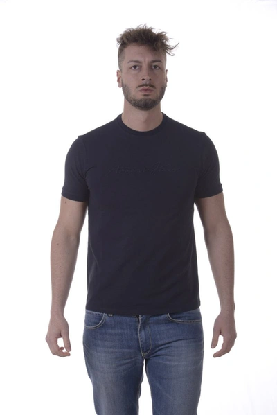 Shop Armani Jeans Aj Topwear In Blue