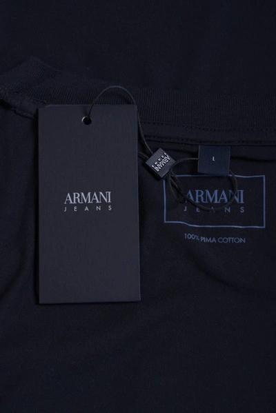 Shop Armani Jeans Aj Topwear In Blue