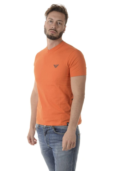 Shop Armani Jeans Aj Topwear In Orange