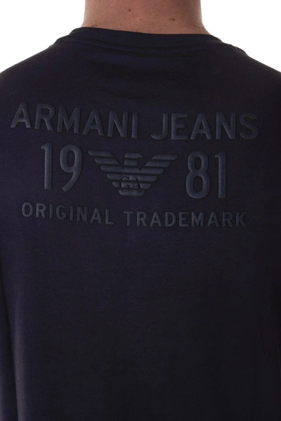 Shop Armani Jeans Aj Topwear In Black