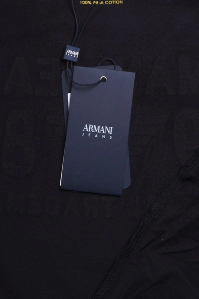 Shop Armani Jeans Aj Topwear In Black