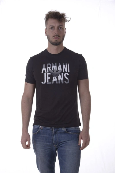 Shop Armani Jeans Aj Armani Jeans Topwear In Black