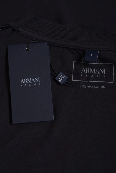 Shop Armani Jeans Aj Armani Jeans Topwear In Black