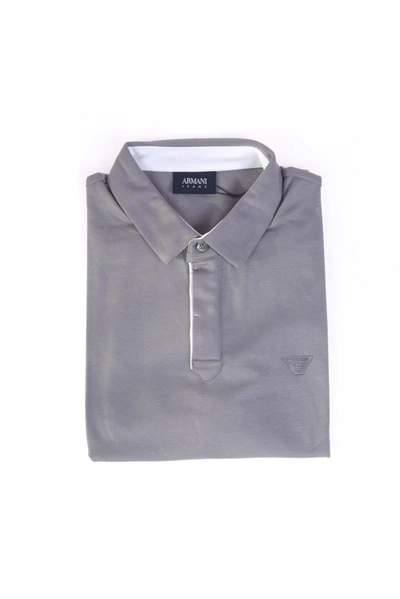 Shop Armani Jeans Aj Armani Jeans Topwear In Grey