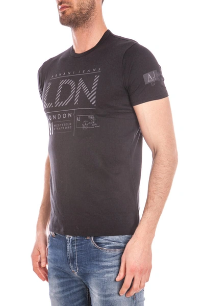 Shop Armani Jeans Aj Armani Jeans Topwear In Black