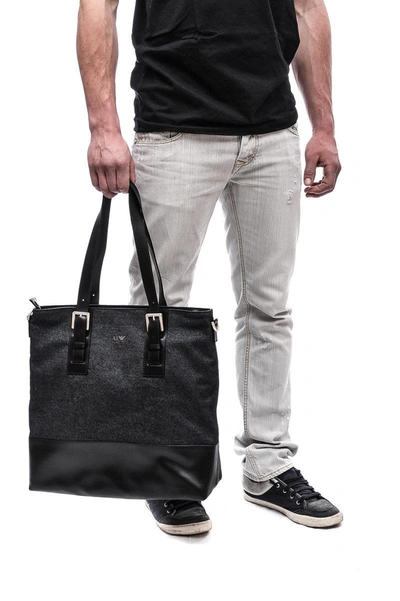 Shop Armani Jeans Aj Work Bag In Denim