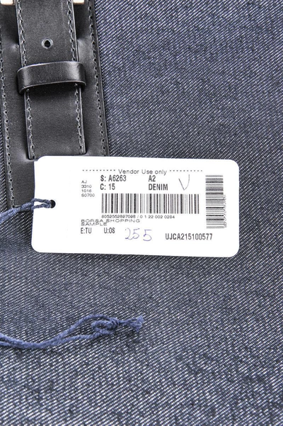 Shop Armani Jeans Aj Work Bag In Denim