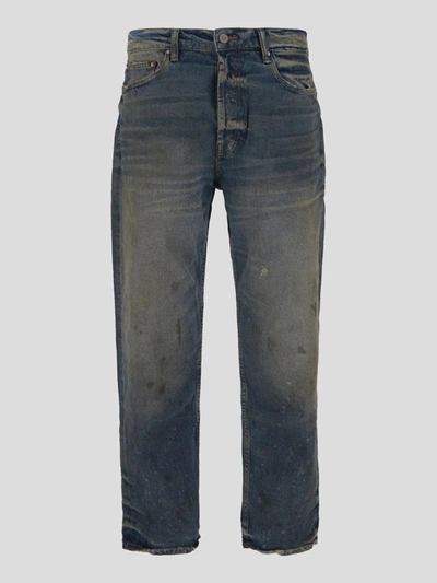 Shop Artmeetschaos Jeans In <p> Blue Jeans With Belt Loops
