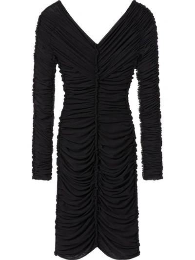Shop Az Factory By Ester Manas Az Factory X Ester Manas V-neck Short Dress In Black