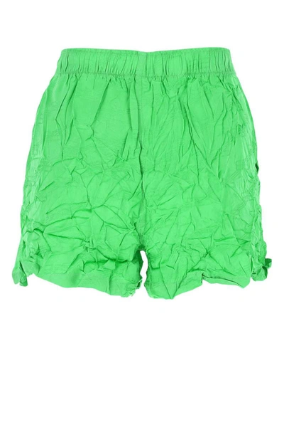 Shop Balenciaga Shorts In Green