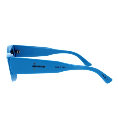 Shop Balenciaga Sunglasses In Azure