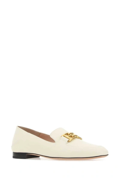 Shop Bally Loavers In White