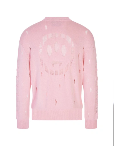 Shop Barrow Pullover With All-over Breaks In Pink